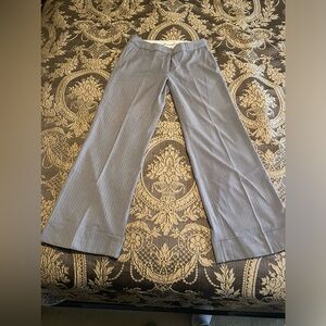 Worthington Stretch Women's Modern Light Grey Straight Leg Dress Pants Size 8P
